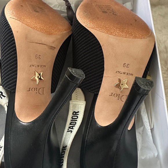 Christian Dior J'Ador Slingback Pump Fabric and Ribbon heel - Picture 6 of 13